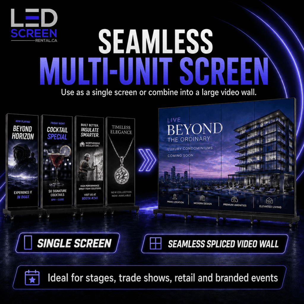 Seamless Multi Unit Screen